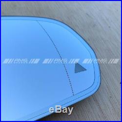 Genuine mercedes right exterior mirror glass dimming blind spot A0998100416