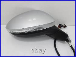 Golf Mk8 Door Mirror Right Offside With Blind Spot & Puddle Light Silver (20-22)