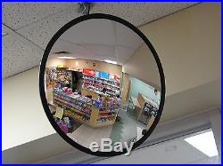 H9G 40cm CONVEX Blind Spot DRIVEWAY Shop MIRROR with Hidden CCTV Spy Cam Camera