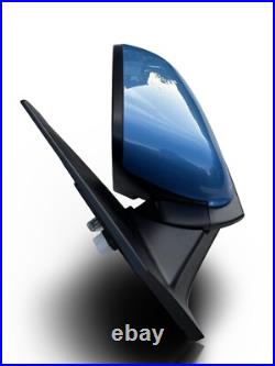 HYUNDAI KONA PASSENGER SIDE MIRROR E13049774 IN Blue POWER FOLDING 2021