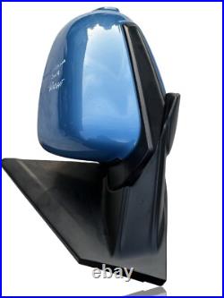 HYUNDAI KONA PASSENGER SIDE MIRROR E13049774 IN Blue POWER FOLDING 2021