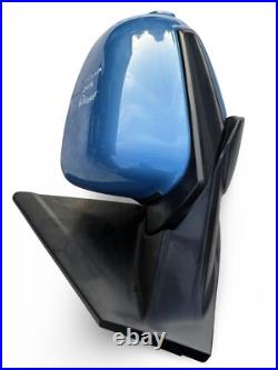 HYUNDAI KONA PASSENGER SIDE MIRROR E13049774 IN Blue POWER FOLDING 2021