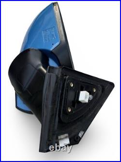 HYUNDAI KONA PASSENGER SIDE MIRROR E13049774 IN Blue POWER FOLDING 2021