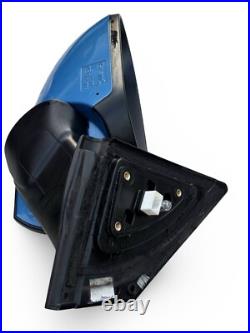HYUNDAI KONA PASSENGER SIDE MIRROR E13049774 IN Blue POWER FOLDING 2021
