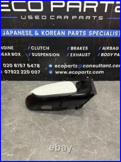 Hyundai Ioniq 2016-2022 Right Driver Side White Wing Mirror Complete Blind Spot