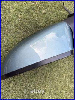 Hyundai Kona 2017-2023 Blind Spot Power Fold Wing Mirror Left Blue 10 Pin