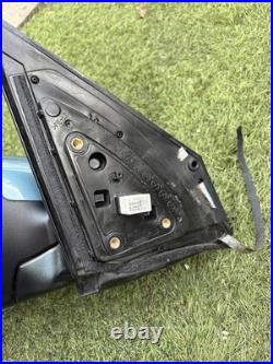 Hyundai Kona 2017-2023 Blind Spot Power Fold Wing Mirror Left Blue 10 Pin