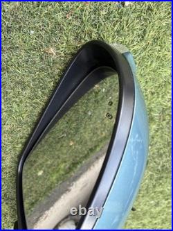 Hyundai Kona 2017-2023 Blind Spot Power Fold Wing Mirror Left Blue 10 Pin