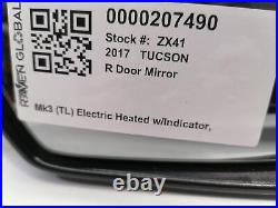 Hyundai Tucson Door Mirror Right Power Folded Blind Spot 87620d7270 Mk3 2015-18