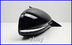 Jaguar Xe Saloon 2015-2019 Right Driver Wing Mirror Manual Fold 6 Pin Black