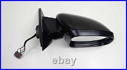 Jaguar Xe Saloon 2015-2019 Right Driver Wing Mirror Manual Fold 6 Pin Black