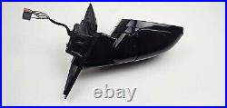 Jaguar Xe Saloon 2015-2019 Right Driver Wing Mirror Manual Fold 6 Pin Black