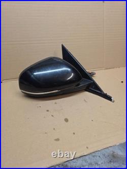 Jaguar Xf X250 O/s Drivers Door Mirror Wing Mirror Black Powerfold Blind Spot