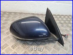 Jaguar Xjl 2014 X351 Driver Right Side Wing Mirror Blind Spot In Blue Jbm #2j