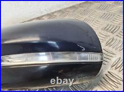 Jaguar Xjl 2014 X351 Passenger Left Side Wing Mirror Blind Spot Blue Jbm #2j