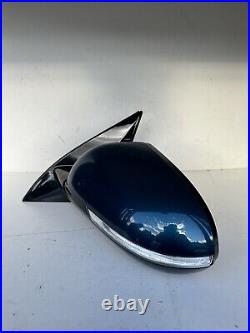 Kia Niro Complete Wing Mirror Blind Spot Passenger Ns Left 2017-22 Genuine Blue