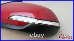 Kia Stonic Wing Mirror Power Fold Blind Spot Passenger Left Side In Red