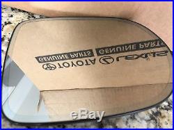 LEXUS RX350 RX450H DRIVER SIDE DOOR MIRROR GLASS with BLIND SPOT 2013 14 15 OEM LH