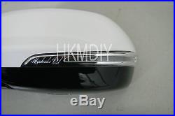 LH Driver Seet LED Reflector Folding Side Mirror B/S For 2014+ Hyundai Santa Fe