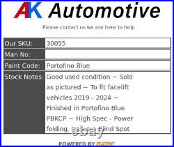 Land Rover Discovery Sport L550 19-24 Left Mirror Powerfold Camera Blind Spot