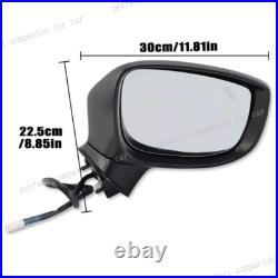 Left Blind Spot Rearview mirror Heated WithLamp For Mazda CX-5 2017 2018-2019 Red
