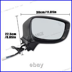 Left Blind Spot Rearview mirror Heated WithLamp For Mazda CX-5 2017 2018-2019 Red