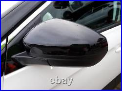 Left Door Mirror Vauxhall Grandland X 2019 Black Gloss Powerfold/blind Spot
