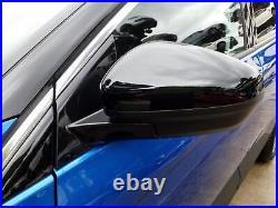 Left Door Mirror Vauxhall Grandland X Black Gloss Powerfold Blind Spot Alert