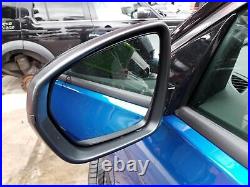 Left Door Mirror Vauxhall Grandland X Black Gloss Powerfold Blind Spot Alert