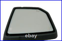 Left Driver Side Mirror Blind Spot Puddle Led Turn Signal 2015-19 Ford F-150