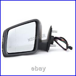 Left Primed Wing Mirror With Blind Point For Mercedes GL-Class W164 X164 2006-2011