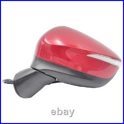 Left Side Door Mirror Blind Spot Turn Signal Red For Mazda CX-5 CX5 2015-2017