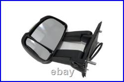 Left Side Long Arm Wing Mirror Fits FIAT DUCATO 2006 2024 Electric OEM Quality