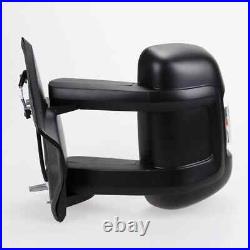 Left Side Long Arm Wing Mirror Fits FIAT DUCATO 2006 2024 Electric OEM Quality