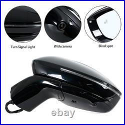 Left Side With Blind Spot Camera Side Wing Door Mirror For Chery Omoda C5 Black
