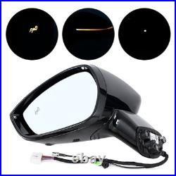 Left Side With Blind Spot Camera Side Wing Door Mirror For Chery Omoda C5 Black