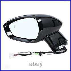 Left Side With Blind Spot Camera Side Wing Door Mirror For Chery Omoda C5 Black