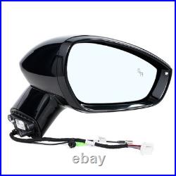 Left Side With Blind Spot Camera Side Wing Door Mirror For Chery Omoda C5 Black