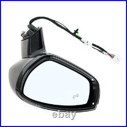 Left Side With Blind Spot Camera Side Wing Door Mirror For Chery Omoda C5 Black