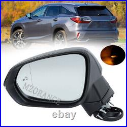 Left Wing Mirror Blind Spot Heated Folding For Lexus RX350 RX450 2016-2022
