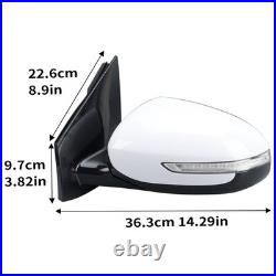 Left Wing Mirror Power Fold Blind Spot 10pin Heated For Kia Sportage 2016-2021