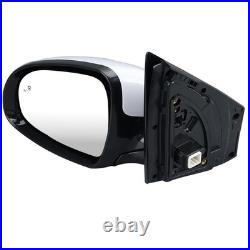Left Wing Mirror Power Fold Blind Spot 10pin Heated For Kia Sportage 2016-2021