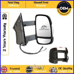 Long Arm Wing Mirror Fits FIAT DUCATO 2006-2024 Electric With Temp Sensor, RHS