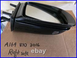 MERCEDES ML W164 uk Driver side Right POWER FOLD WING MIRROR 744 silver