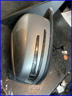 Mercedes C220 W204 2012 Driver Side Wing Mirror Electric Silver 755 A2048107293