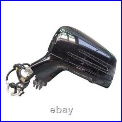 Mercedes CLS W218 Wing Mirror Left Power Fold Blind Spot Obsidian A2188105300