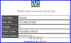 Mercedes CLS W218 Wing Mirror Left Power Fold Blind Spot Obsidian A2188105300