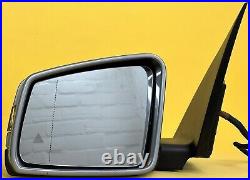Mercedes C Class W204 2010-2014 Wing Mirror Power Fold Blind Spot 792silver Left