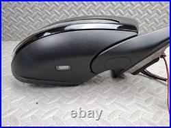 Mercedes C Class W205 Driver Side Wing Mirror Power Folding Black