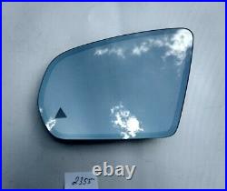 Mercedes C W205 S W222 E W213 Left Auto DIM Heated Mirror Glass Blind Spot USA